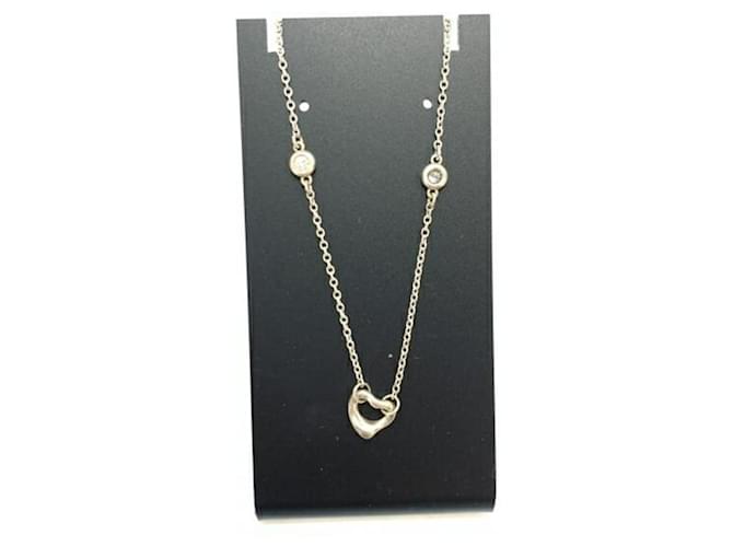 Tiffany & Co. Pulseira de diamante Heart 2P By the Yard Prata  ref.1981670