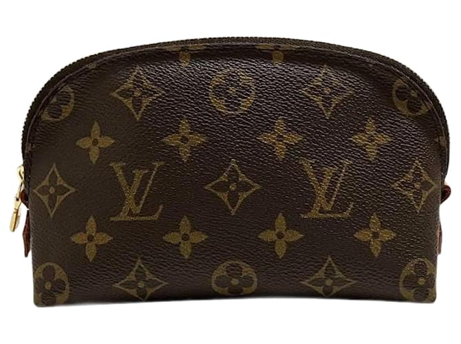 Louis Vuitton Monogram Pochette Tick M47515 Pouch Brown  ref.1982017
