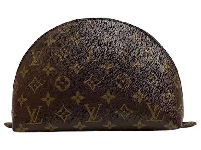 Louis Vuitton Monogram Tourouse Demi Ronde Pouch Bag Brown  ref.1982725