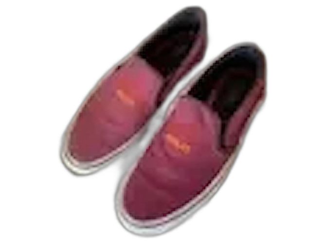 Zapatillas Kenzo Rojo Oscuro Algodón Burdeos