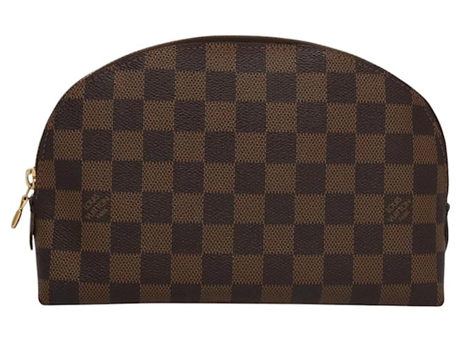 Louis Vuitton Cosmetic Pouch Brown Cloth  ref.1984217