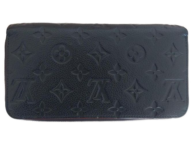 Zippy Wallet Monogram Empreinte Louis Vuitton Red Navy Blue Monogram