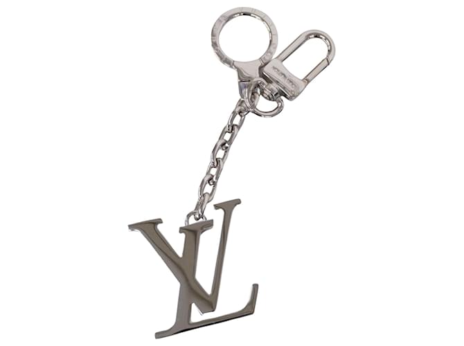 Louis Vuitton Keychain Silvery Metal  ref.1984376