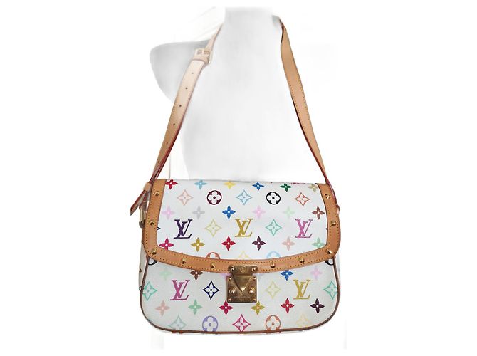 Louis Vuitton Sologne M.Multi.Blanc original Multicolore