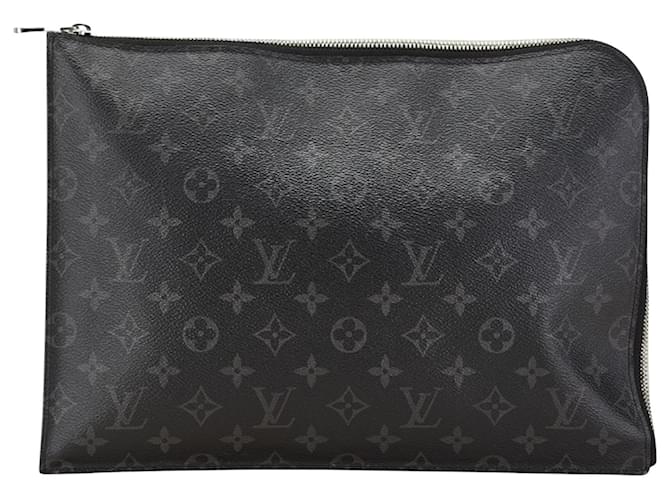 Louis Vuitton Pochette Jour Black Cloth  ref.1984767