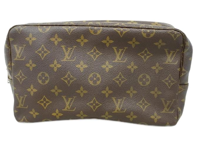 Louis Vuitton Trousse Toilette 28 Brown Cloth  ref.1984823