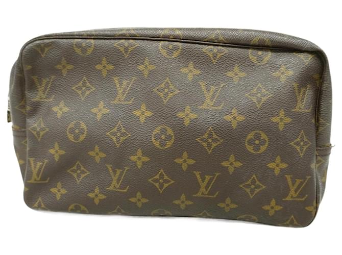 Louis Vuitton Trousse Toilette 28 Brown Cloth  ref.1984833