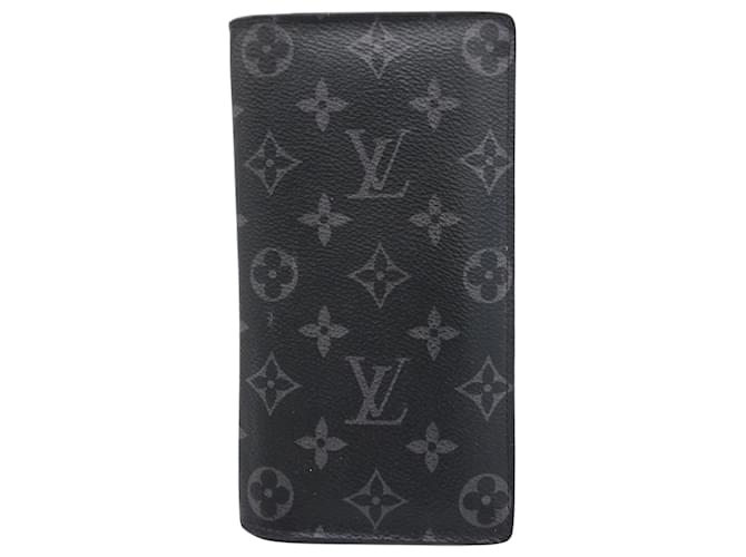 Louis Vuitton Brazza Black Cloth  ref.1985457