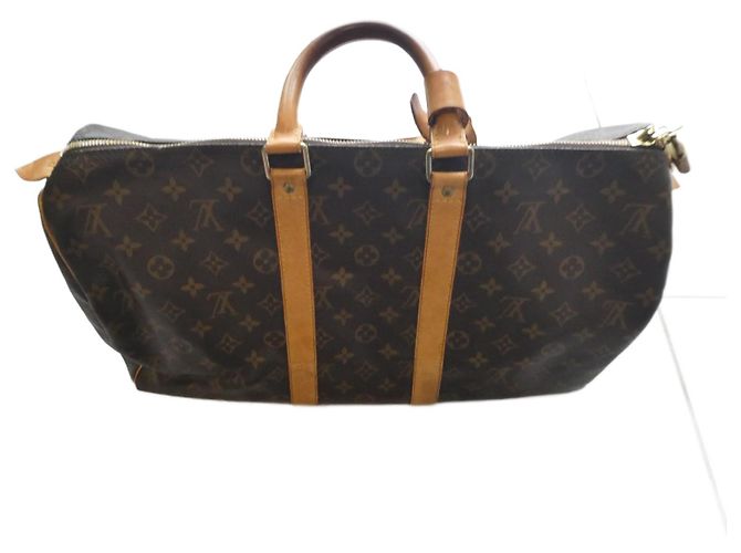 Abbesses Borsa da viaggio Louis Vuitton Keepall 45 Monogram Marrone