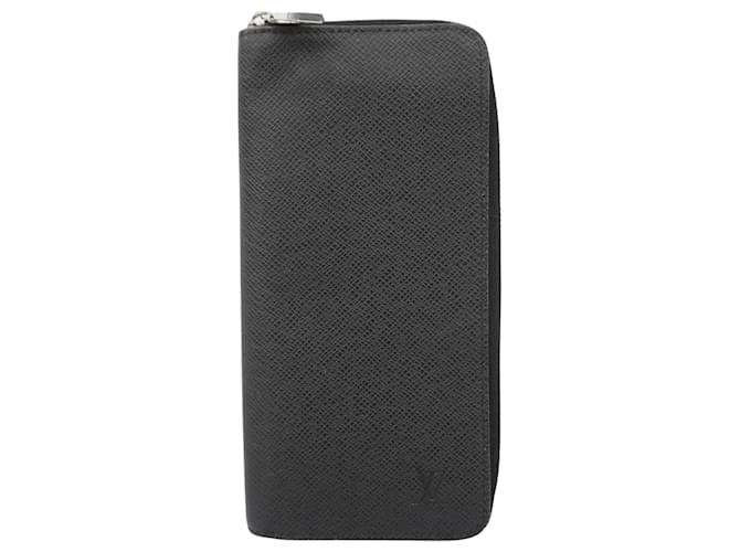 Louis Vuitton Zippy Wallet Vertical Black Leather  ref.1985830