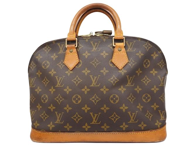 Louis Vuitton Alma Brown Cloth  ref.1985957