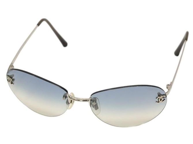 Occhiali da sole Chanel Light Blue Ombre 4013 Blu chiaro