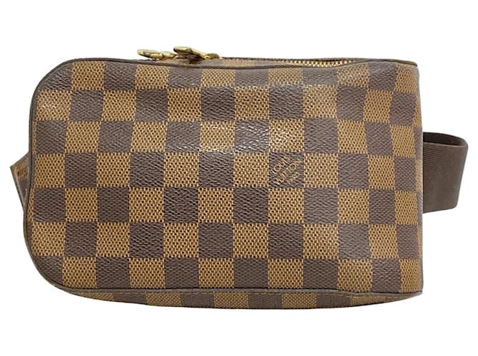 Louis Vuitton Geronimos Brown Cloth  ref.1986418
