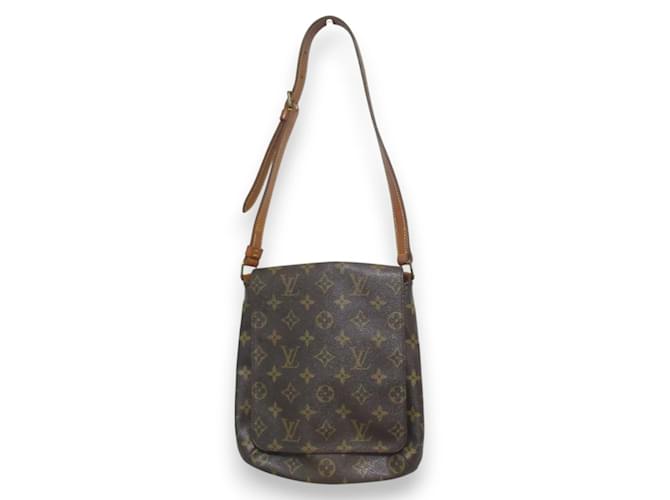 Louis Vuitton Monogram Musette Salsa Shoulder Bag Brown Patent leather  ref.1986917