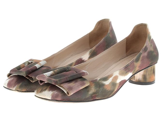 DIOR Heels T.EU 37 Cloth Khaki