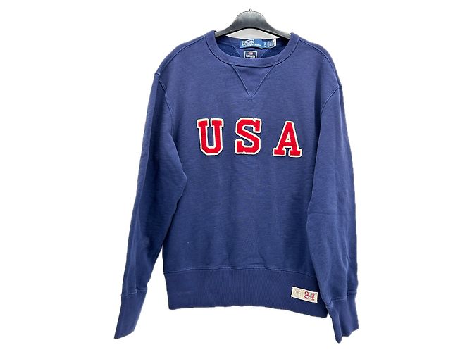 POLO RALPH LAUREN Malhas e moletons T.Internacional S Algodão Azul marinho