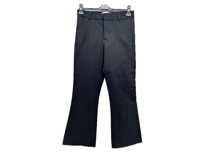 Frame Denim Pantalones FRAME T.US 6 de algodón Negro