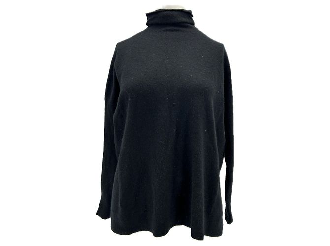 CLUB MONACO Strickwaren T.International XS Kaschmir Schwarz