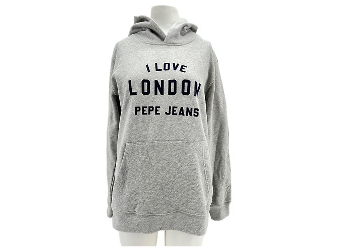 PEPE JEANS Strickwaren T.International S Baumwolle Grau