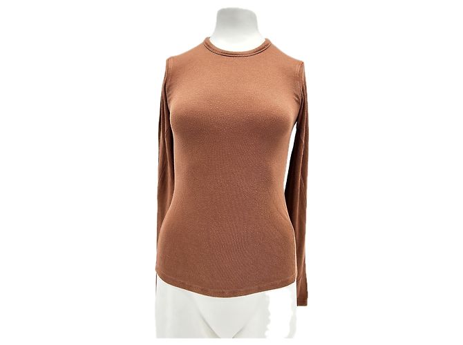 Autre Marque LULULEMON Top T.Internazionale S Viscosa Marrone