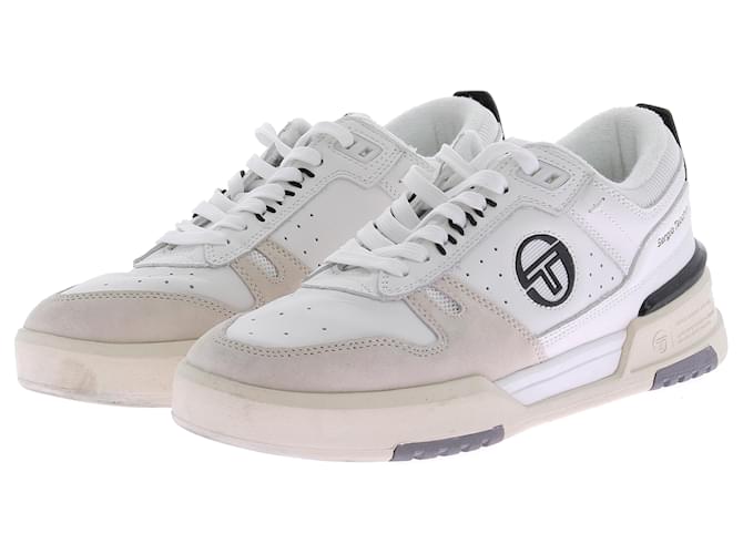 Autre Marque SERGIO TACCHINI Trainers T.EU 42 Leather White  ref.1987280