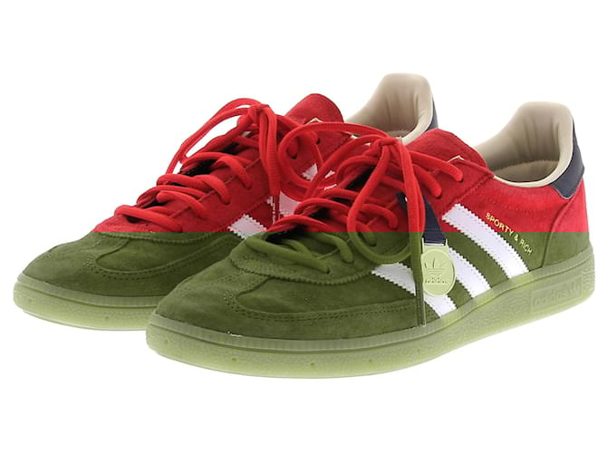 Autre Marque SPORTY & RICH Trainers T.EU 45.5 Suede Red  ref.1987291