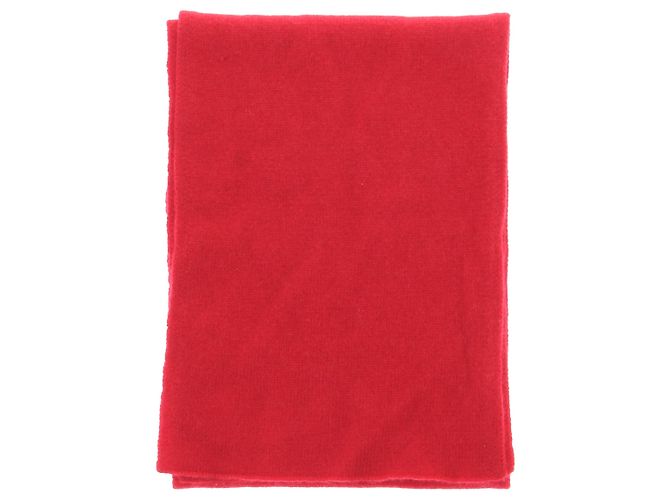 Autre Marque NICHT UNTERSCHRIEBEN / UNTERSCHRIEBEN Schals T. Wolle Rot