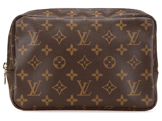 Louis Vuitton Brown Monogram Trousse Toilette 23 Cloth  ref.1987586