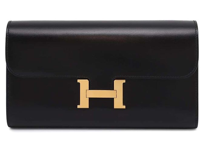 Hermès Cartera Larga Hermes Constance Para Llevar Negro