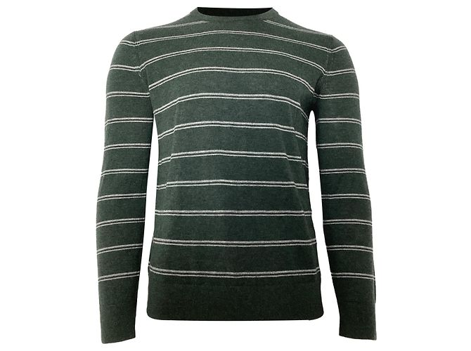 Theory Pull Riland en laine verte