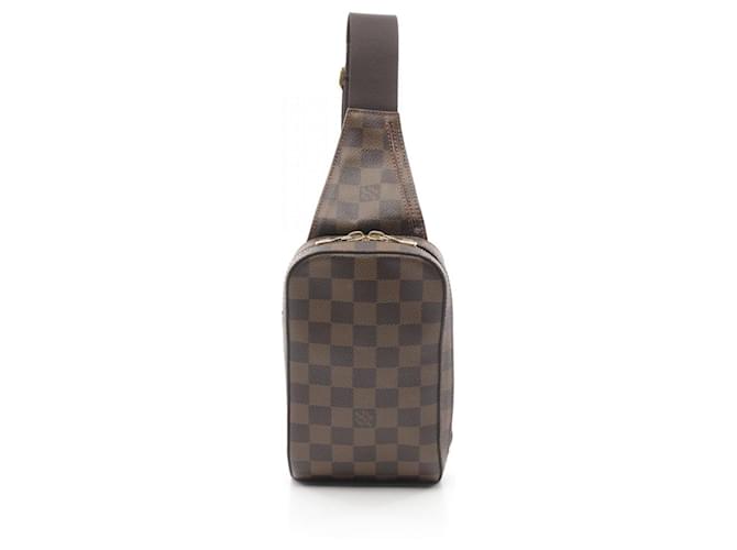 Louis Vuitton Geronimos Marrom Lona  ref.1988509
