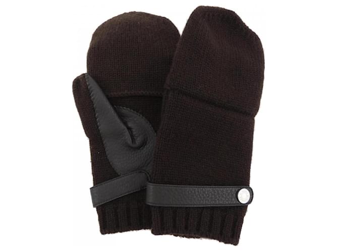 Hermès Hermes Cashmere Mittens Brown  ref.1988575