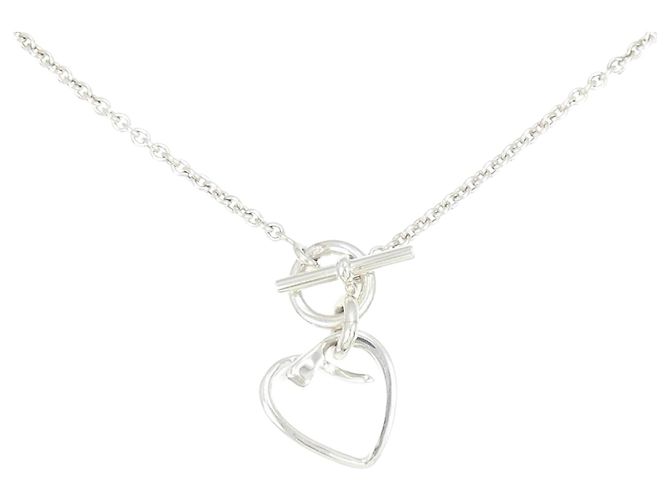 Hermès Collana a forma di cuore Hermes 925 