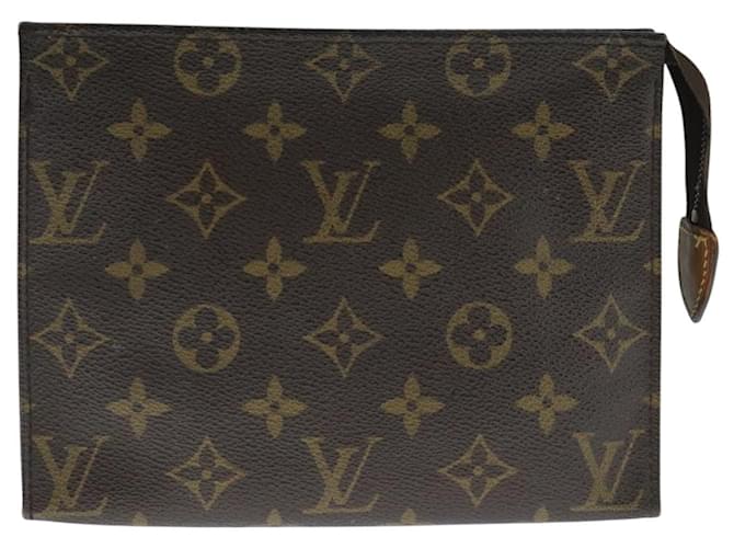 Pasta de Maquiagem Louis Vuitton Marrom Lona  ref.1988835