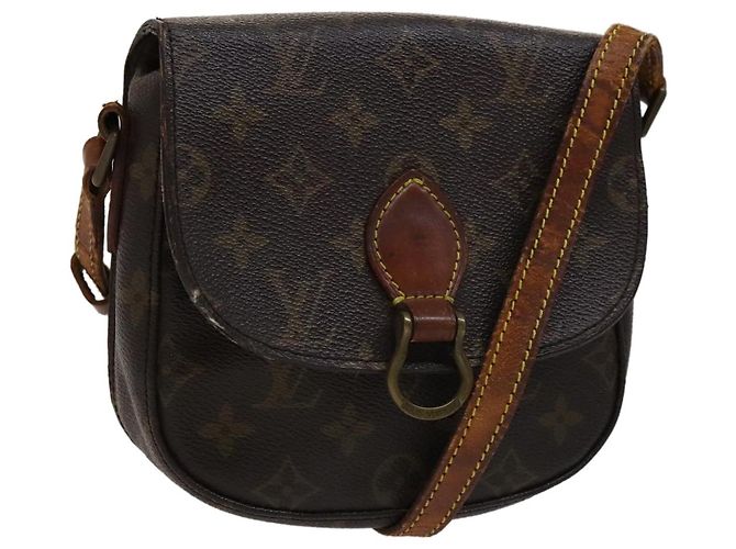 Saint-Cloud LOUIS VUITTON Monogram Saint Cloud PM Bolsa de Hombro M51244 LV Auth bs21491 Monograma