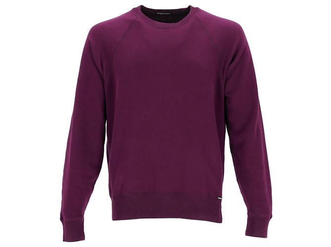 Pull ras du cou Tom Ford en coton violet