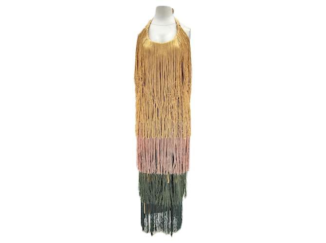 Autre Marque ANDREA IYAMAH Dresses T.International S Polyester Yellow  ref.1990370