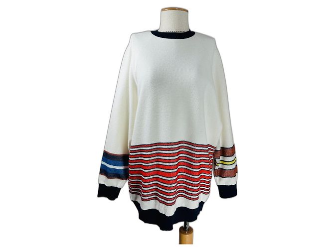 Pull oversize à rayures Mrz en mélange cachemire et laine Multicolore