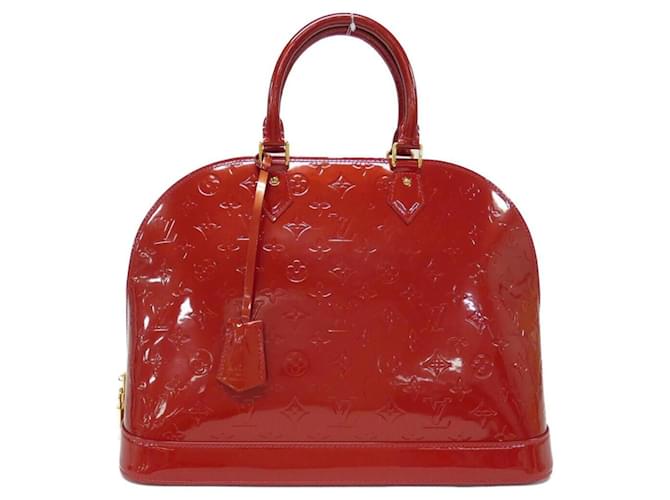 Louis Vuitton Vernis Alma GM Handbag Red Leather  ref.1990969
