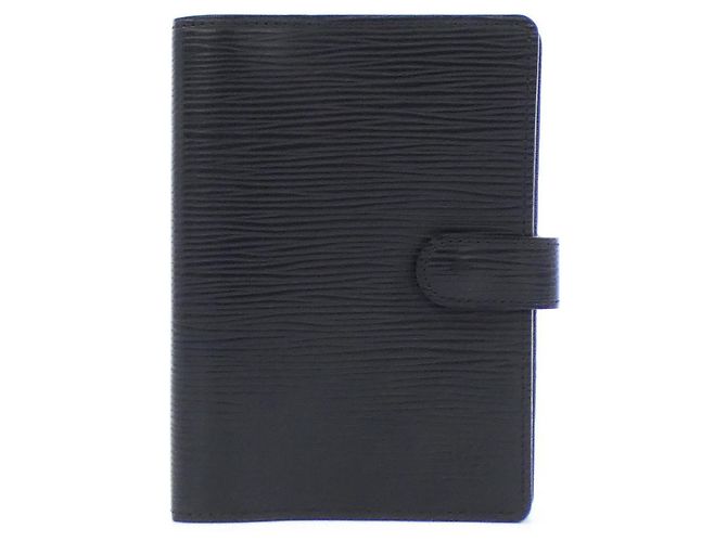 Louis Vuitton Epi Agenda PM R20052 Organizer Black