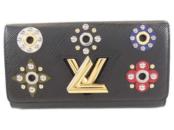 Twist Geldbörse Epi Louis Vuitton Schwarz