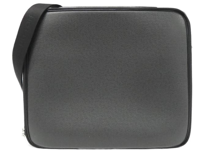 Louis Vuitton Taiga Odessa Shoulder Bag Grey Leather  ref.1991320