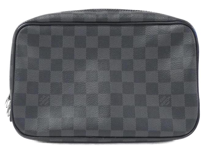 Louis Vuitton Damier Graphite Truss Toilette GM Pouch Damier ebene Cloth  ref.1991604