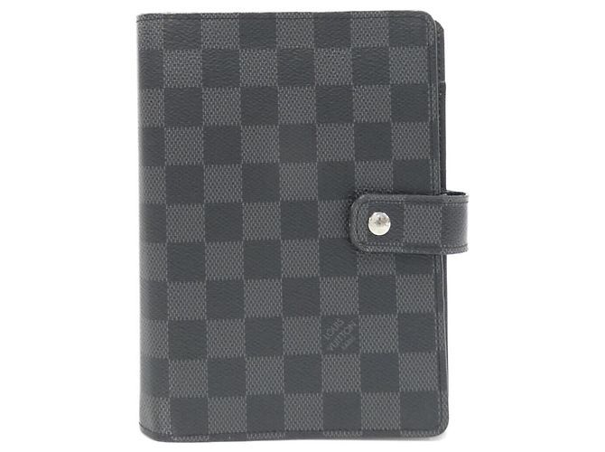 Organizer Agenda MM R20242 Damier Graphite Louis Vuitton Damier ebene