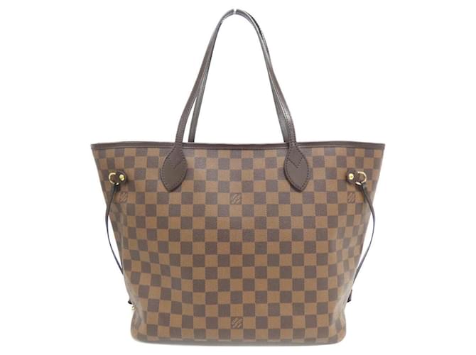 Bolsa Louis Vuitton Damier Neverfull MM N41358 Damier ebene Lona  ref.1992114