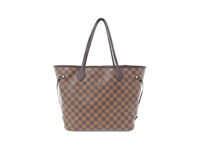 Bolsa Louis Vuitton Damier Neverfull MM N41358 Damier ebene Lona  ref.1992219