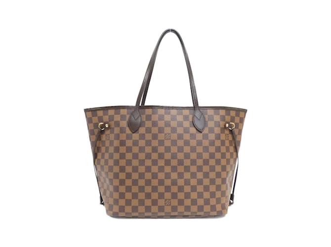 Bolsa Louis Vuitton Damier Neverfull MM N41358 Damier ebene Lona  ref.1992239