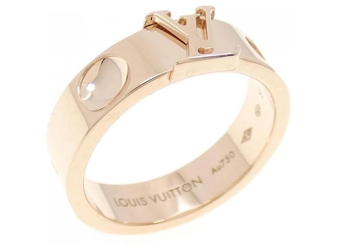 Louis Vuitton Berg Empreinte Ring Pink gold Joli Closet