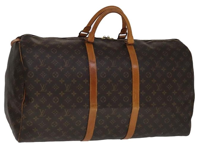 LOUIS VUITTON Monogram Keepall 60 Bolsa Boston M41422 LV Auth 109934 Monograma