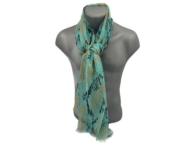 Stola in seta MCM multicolore 